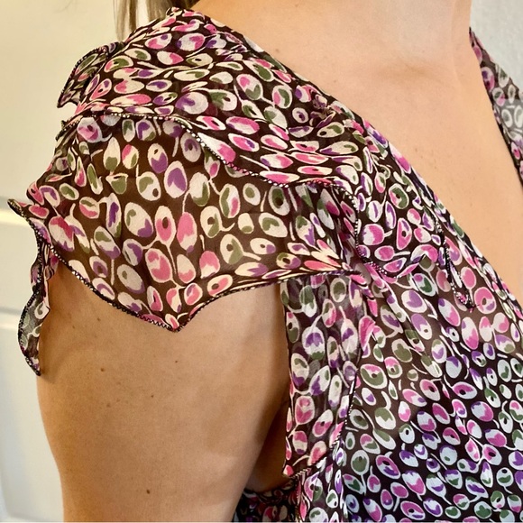 BCBG 100% Silk Dress, size 12 - NWOT - Picture 4 of 6